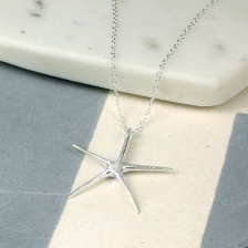 Sterling Silver Star Fish necklace by Peace of Mind